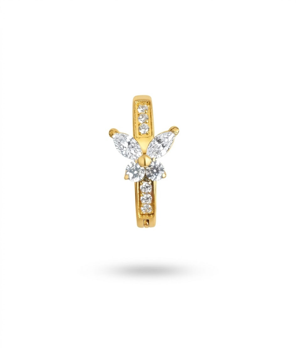 Piercing Navel D-Butterfly titanio