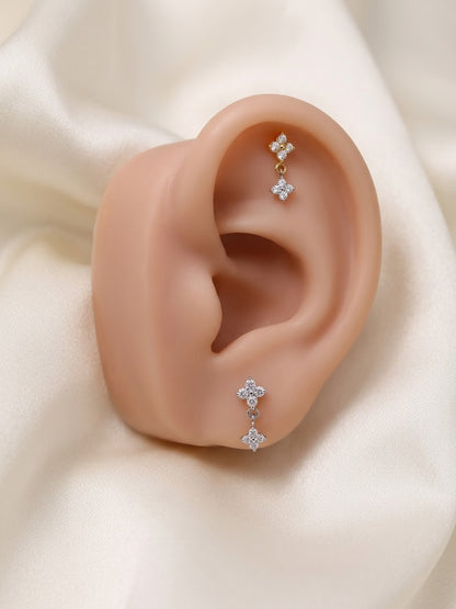 Piercing Dafne pendente titanio