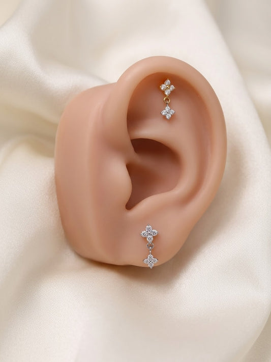 Piercing Dafne pendente titanio