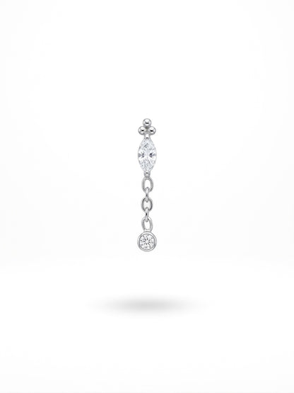 Piercing Rice pendente titanio