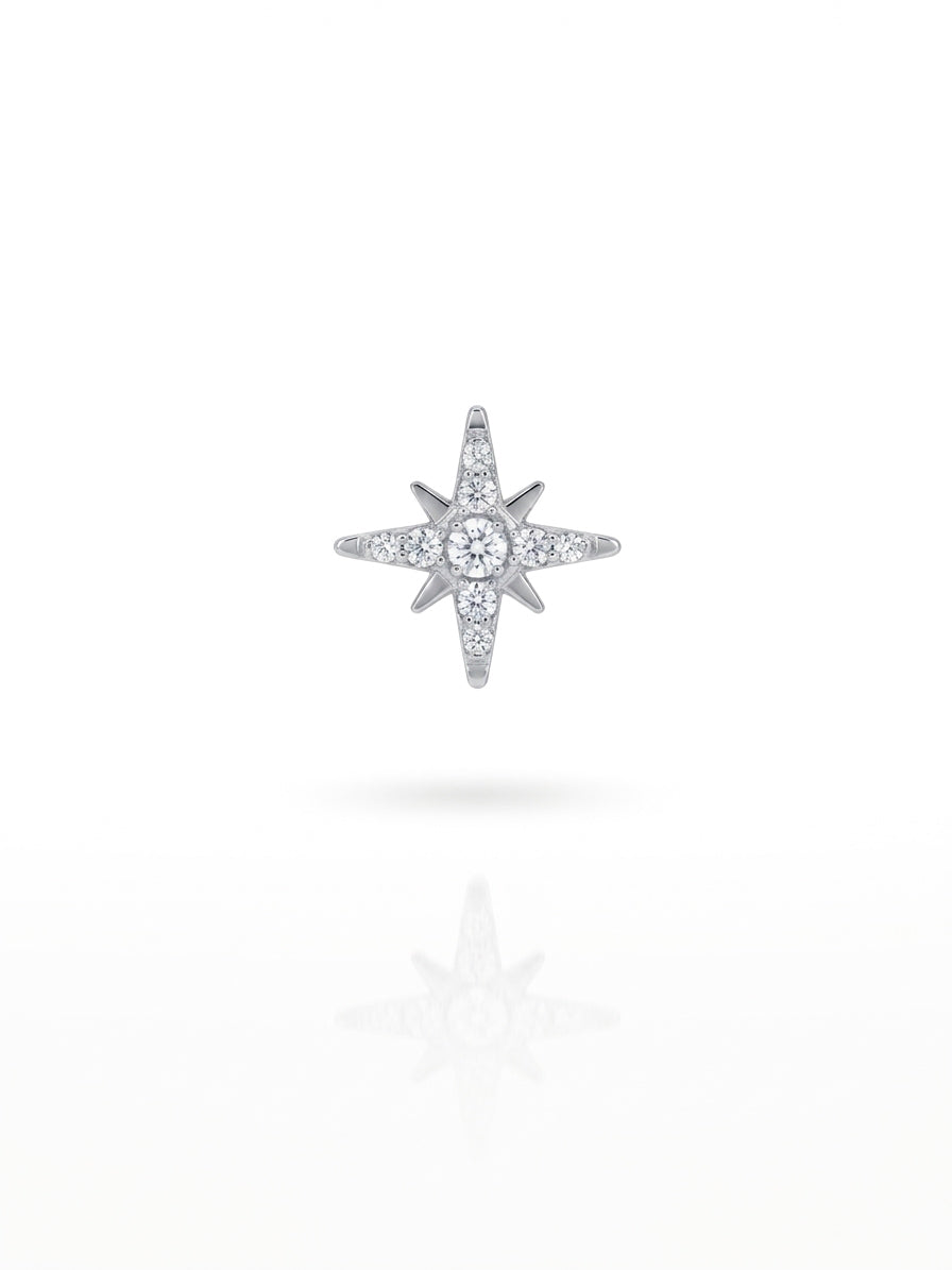 Piercing Logo Shine titanio