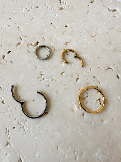 Piercing Hoop Shine titanio