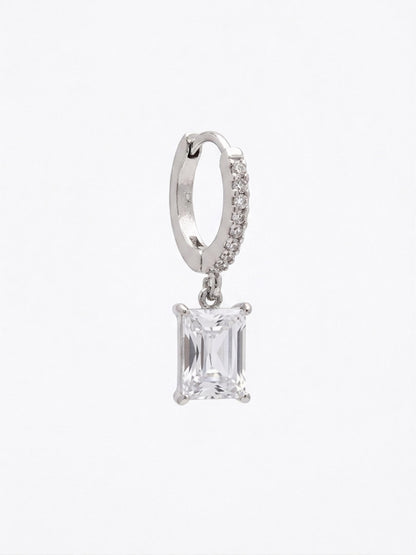 Mono Hoop Baguette Pendente