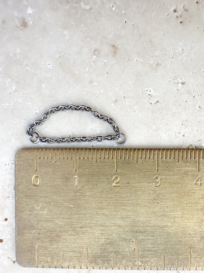 Linky Double Plain Titanio