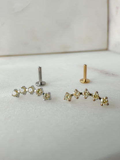 Piercing Charlotte Colorful titanio