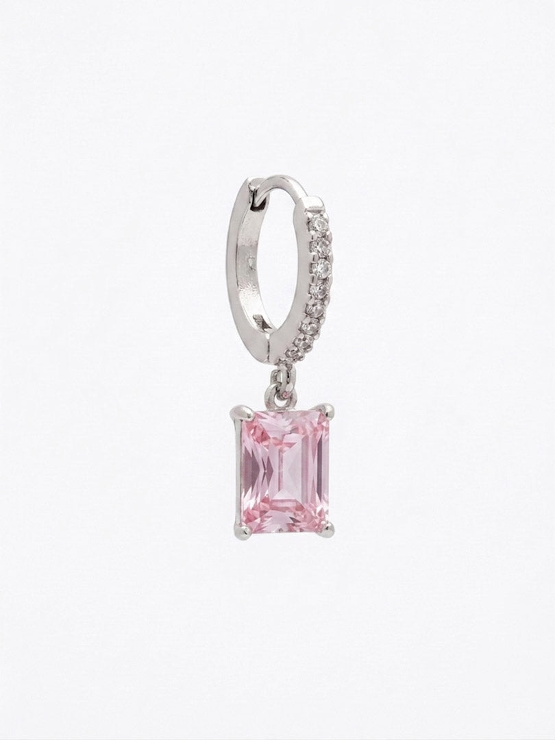Mono Hoop Baguette Pendente