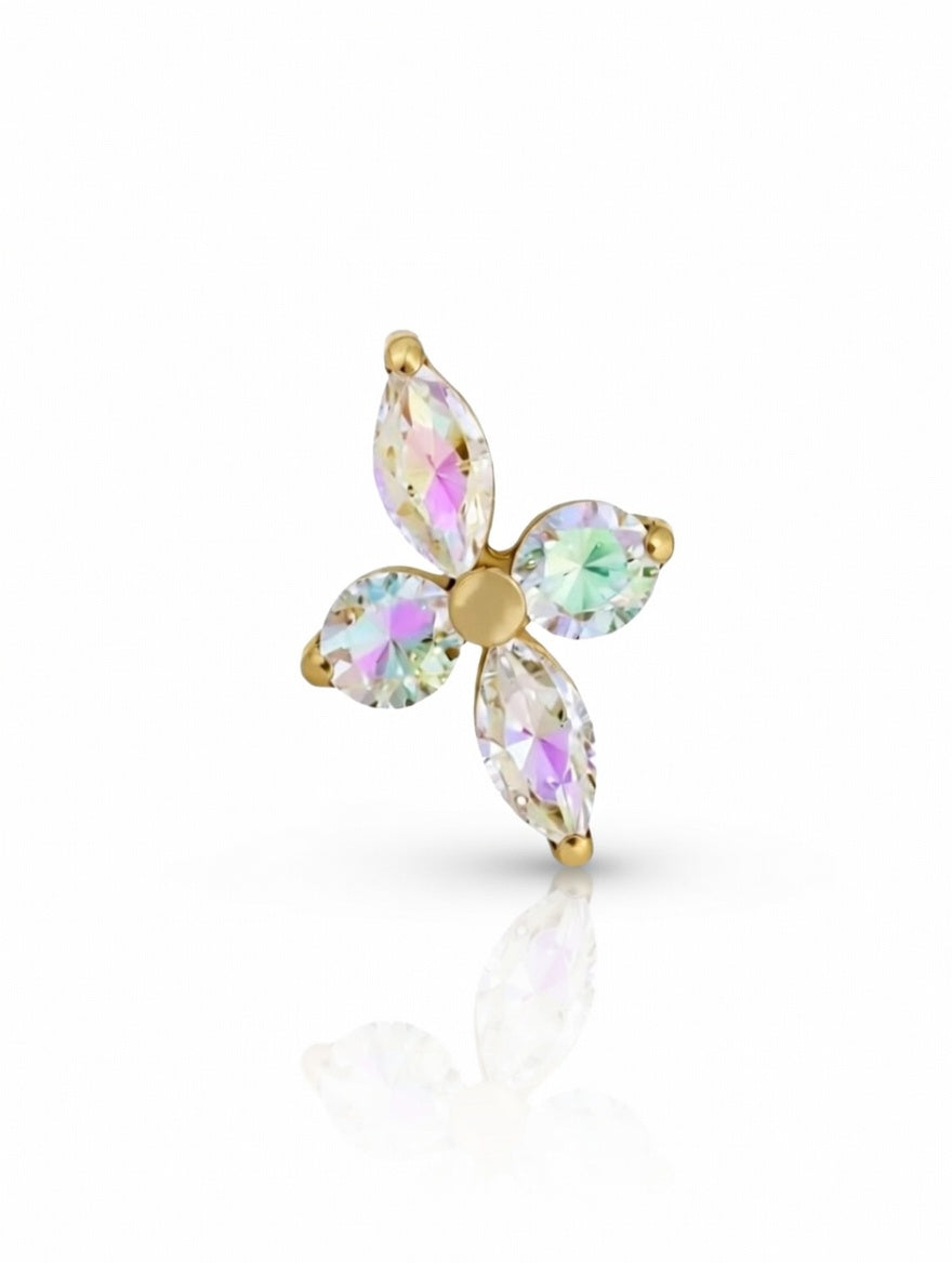 Piercing Axis Colorful titanio