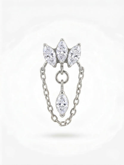Piercing Clover Sway titanio