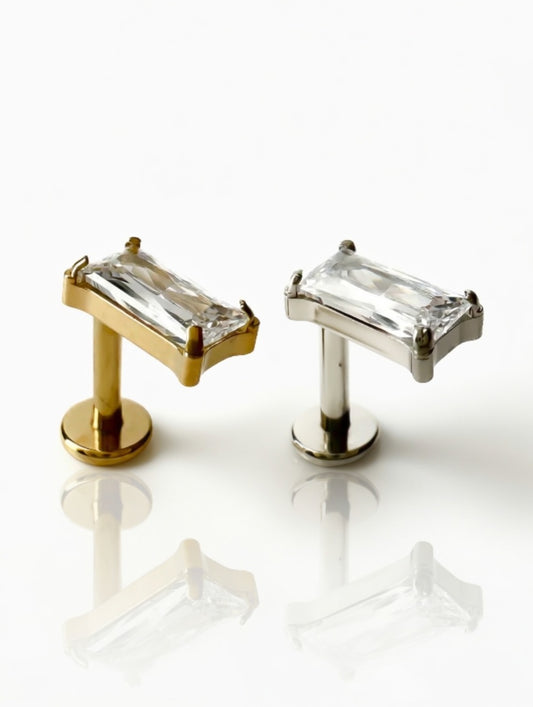 Piercing Baguette titanio