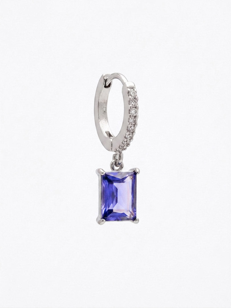 Mono Hoop Baguette Pendente