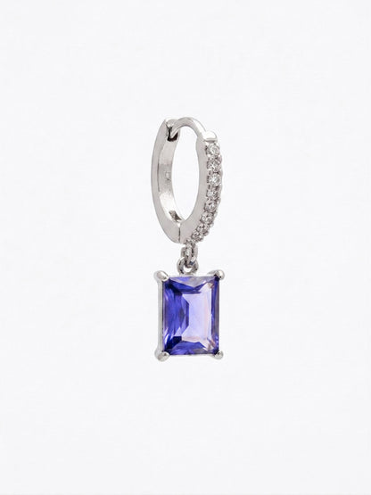 Mono Hoop Baguette Pendente