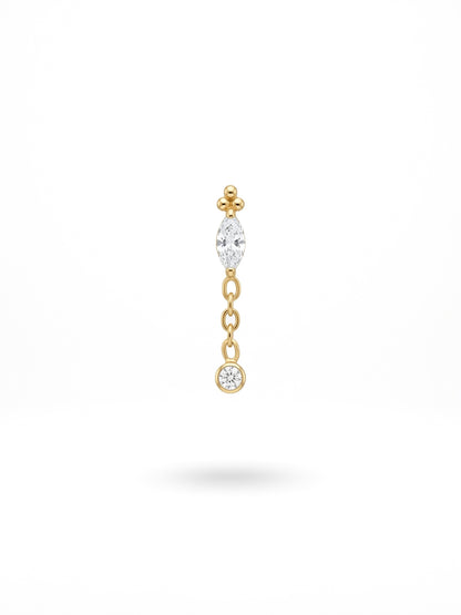 Piercing Rice pendente titanio