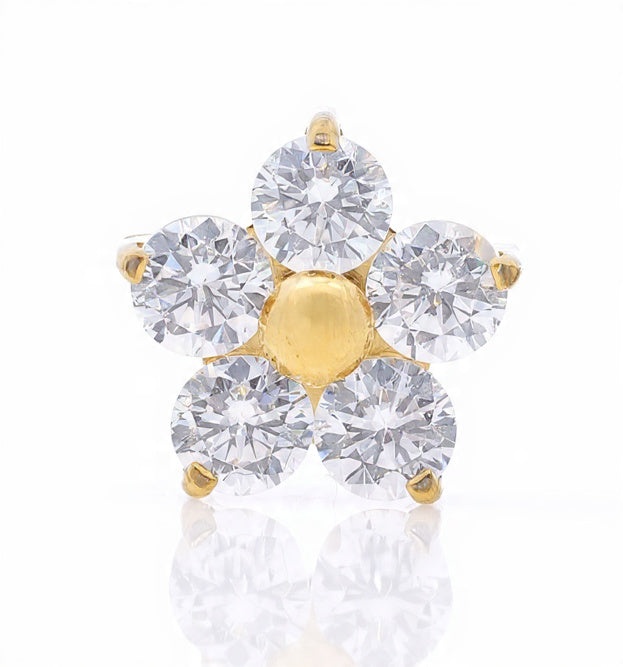 Piercing Bloom titanio