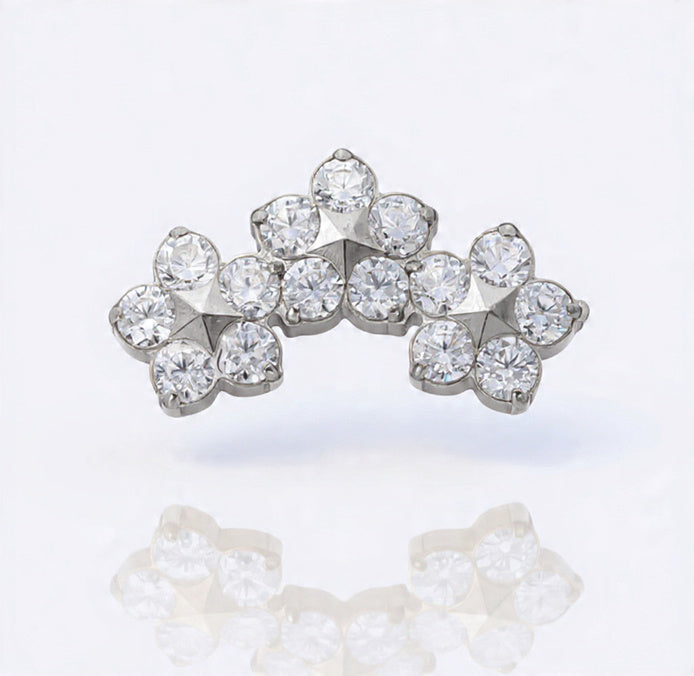 Piercing Bloomy titanio