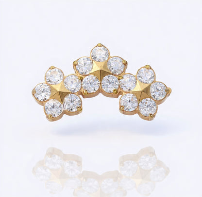 Piercing Bloomy titanio