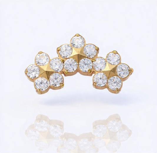 Piercing Bloomy titanio