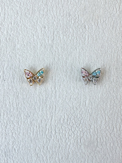 Piercing Mariposa titanio