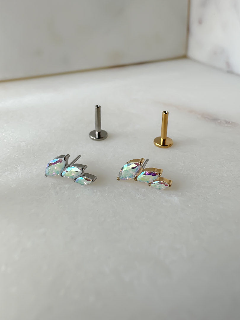 Piercing Mel Colorful titanio