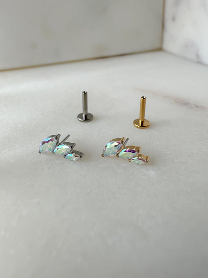 Piercing Mel Colorful titanio
