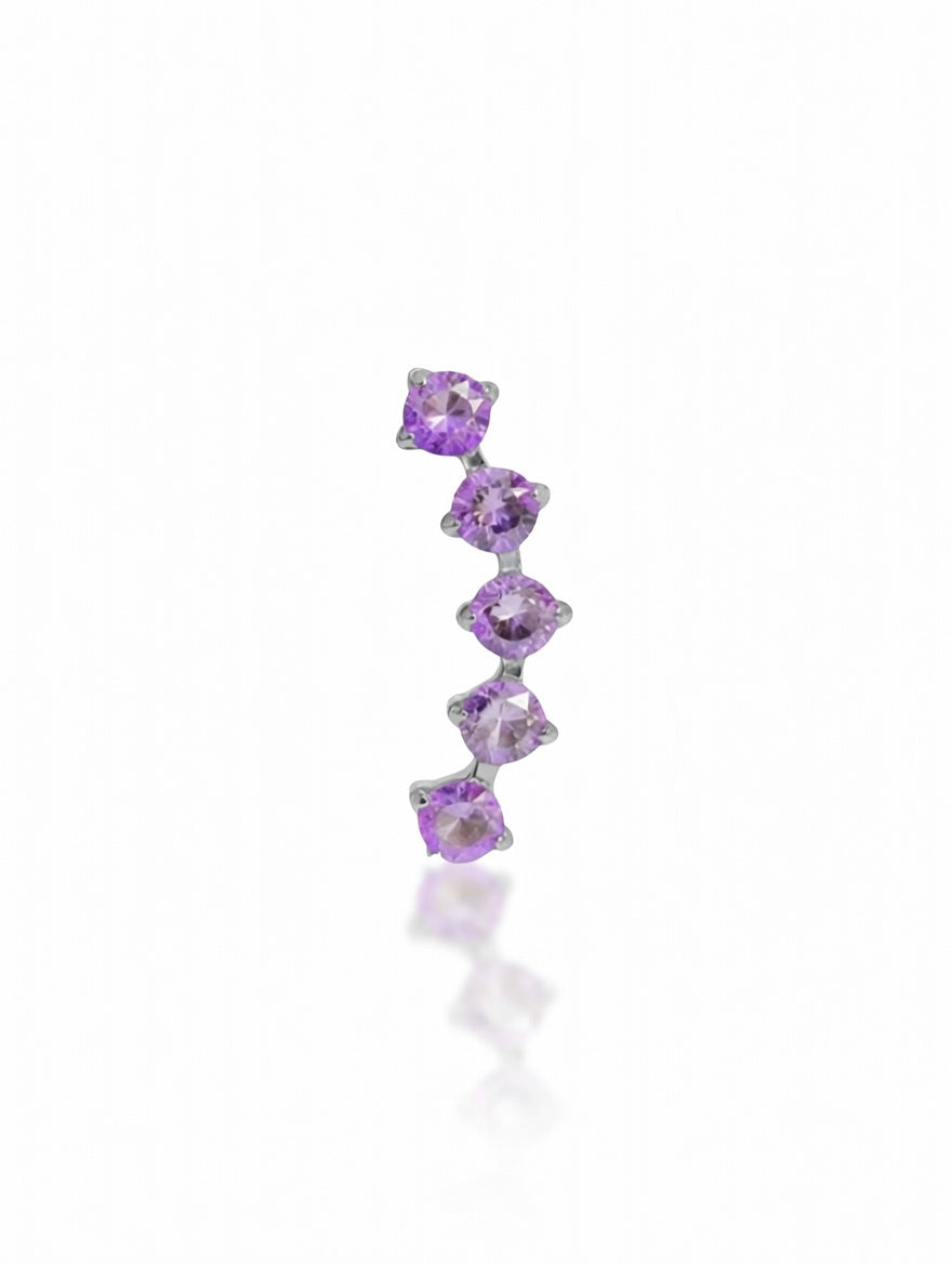 Piercing Charlotte Colorful titanio