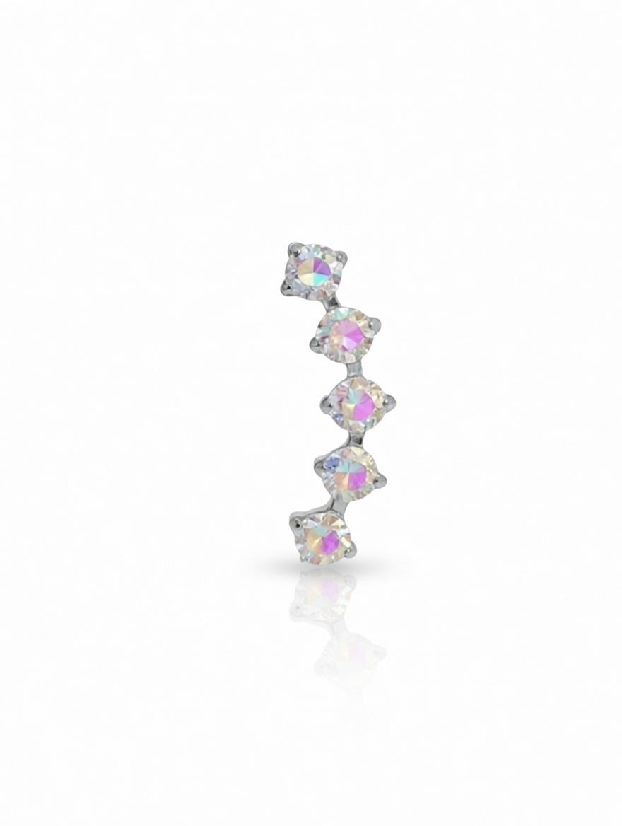 Piercing Charlotte Colorful titanio