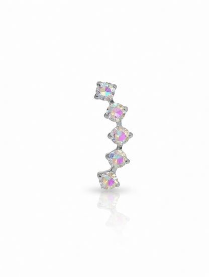 Piercing Charlotte Colorful titanio