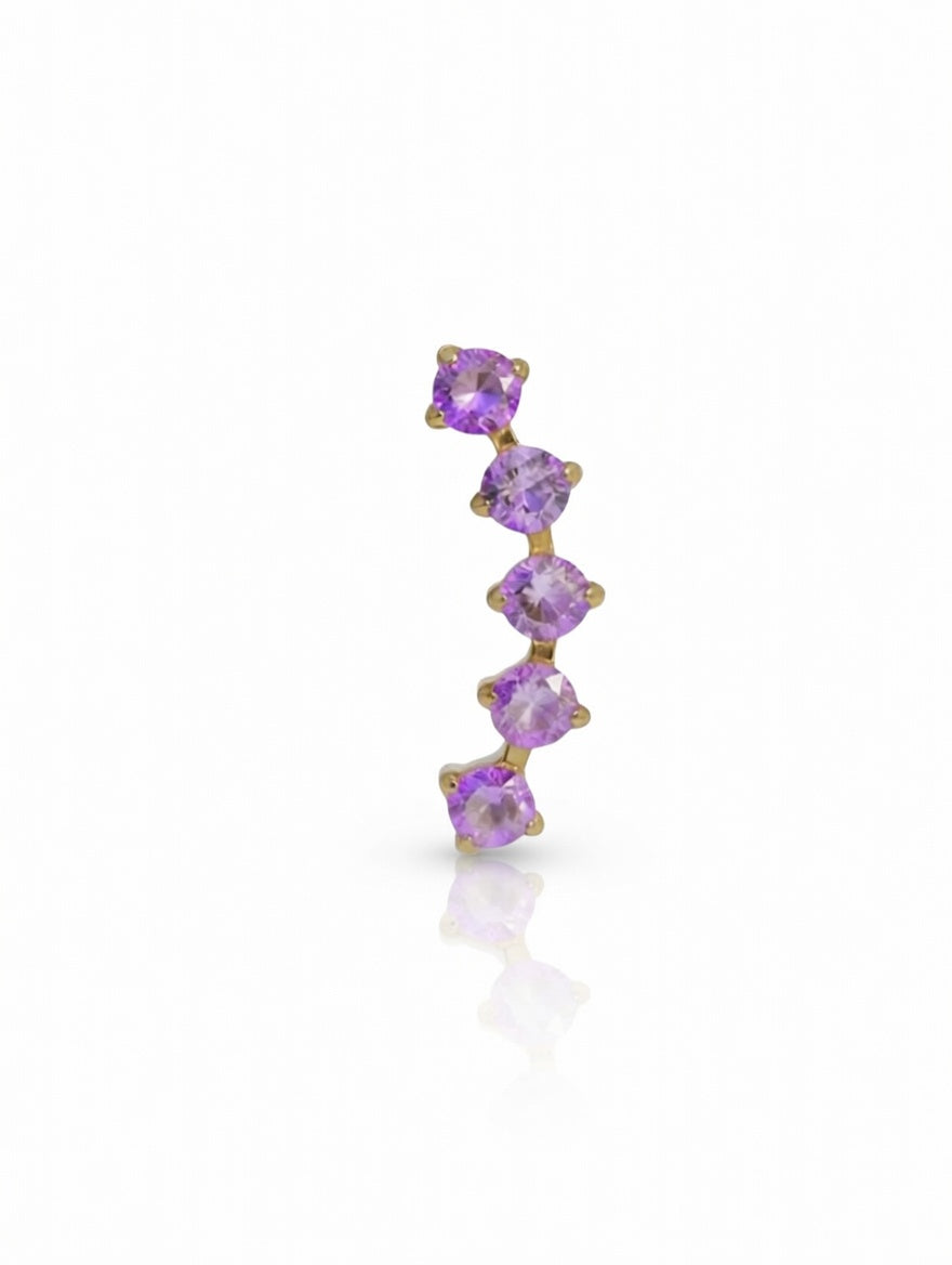 Piercing Charlotte Colorful titanio