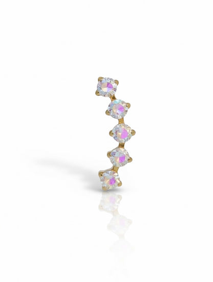 Piercing Charlotte Colorful titanio