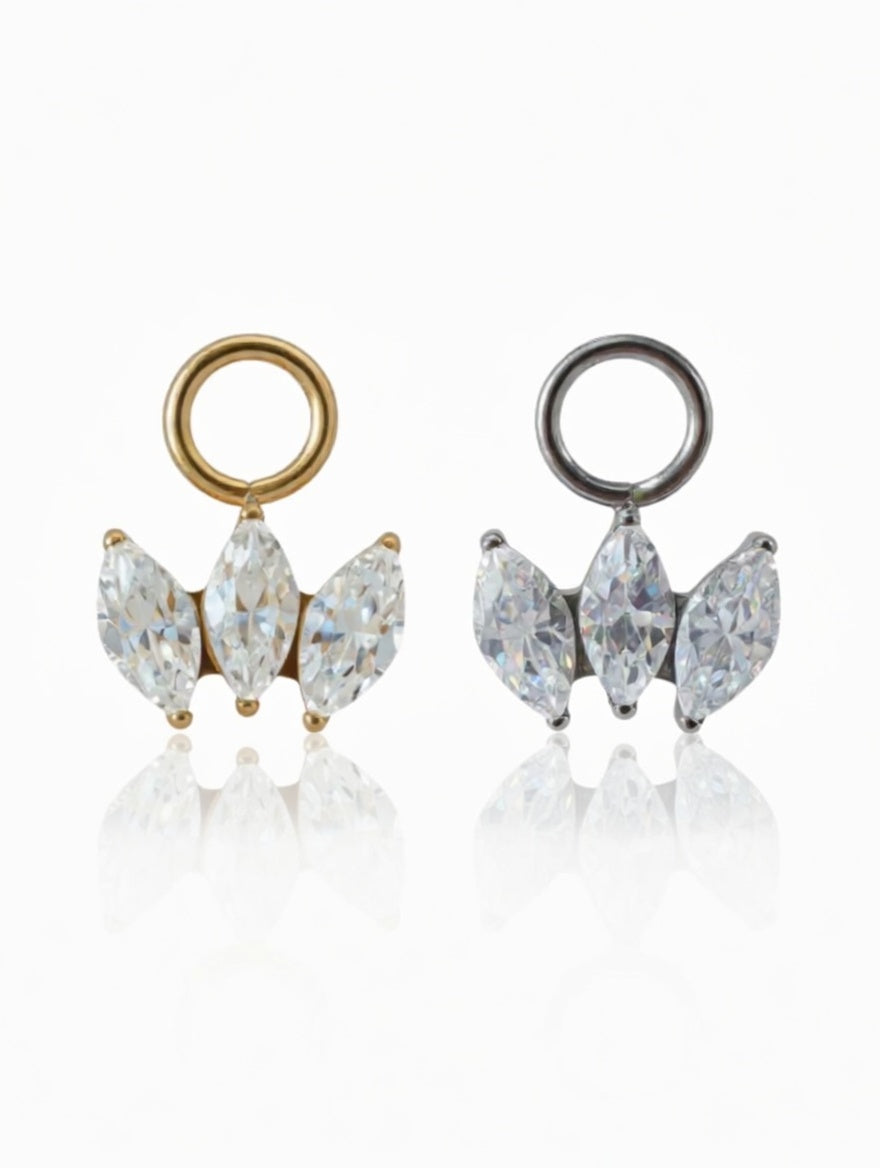Charm Clover titanio