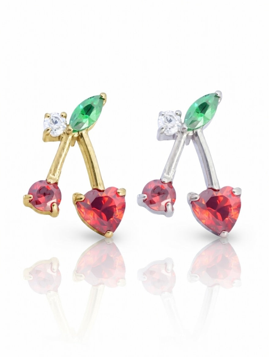 Piercing Cherry titanio