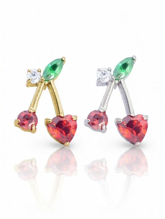 Piercing Cherry titanio