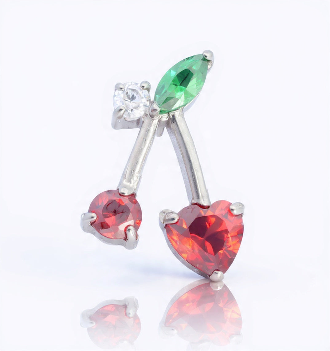 Piercing Cherry titanio