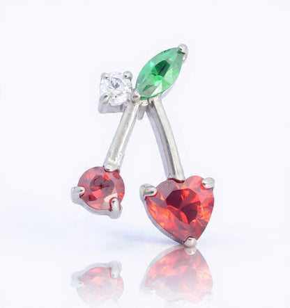 Piercing Cherry titanio