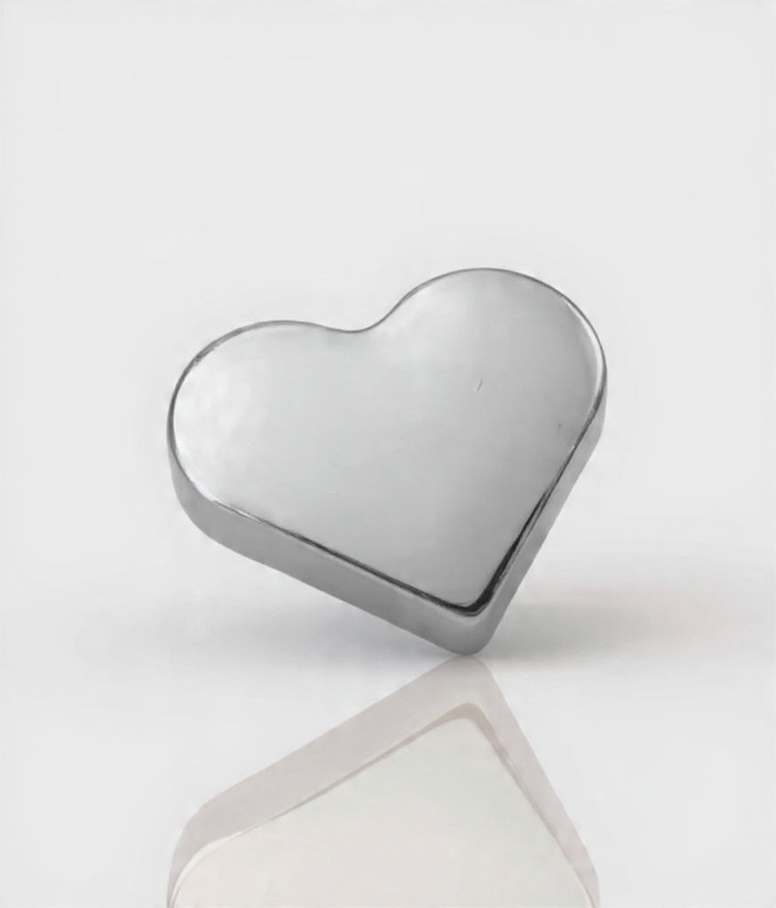 Piercing Cuore titanio