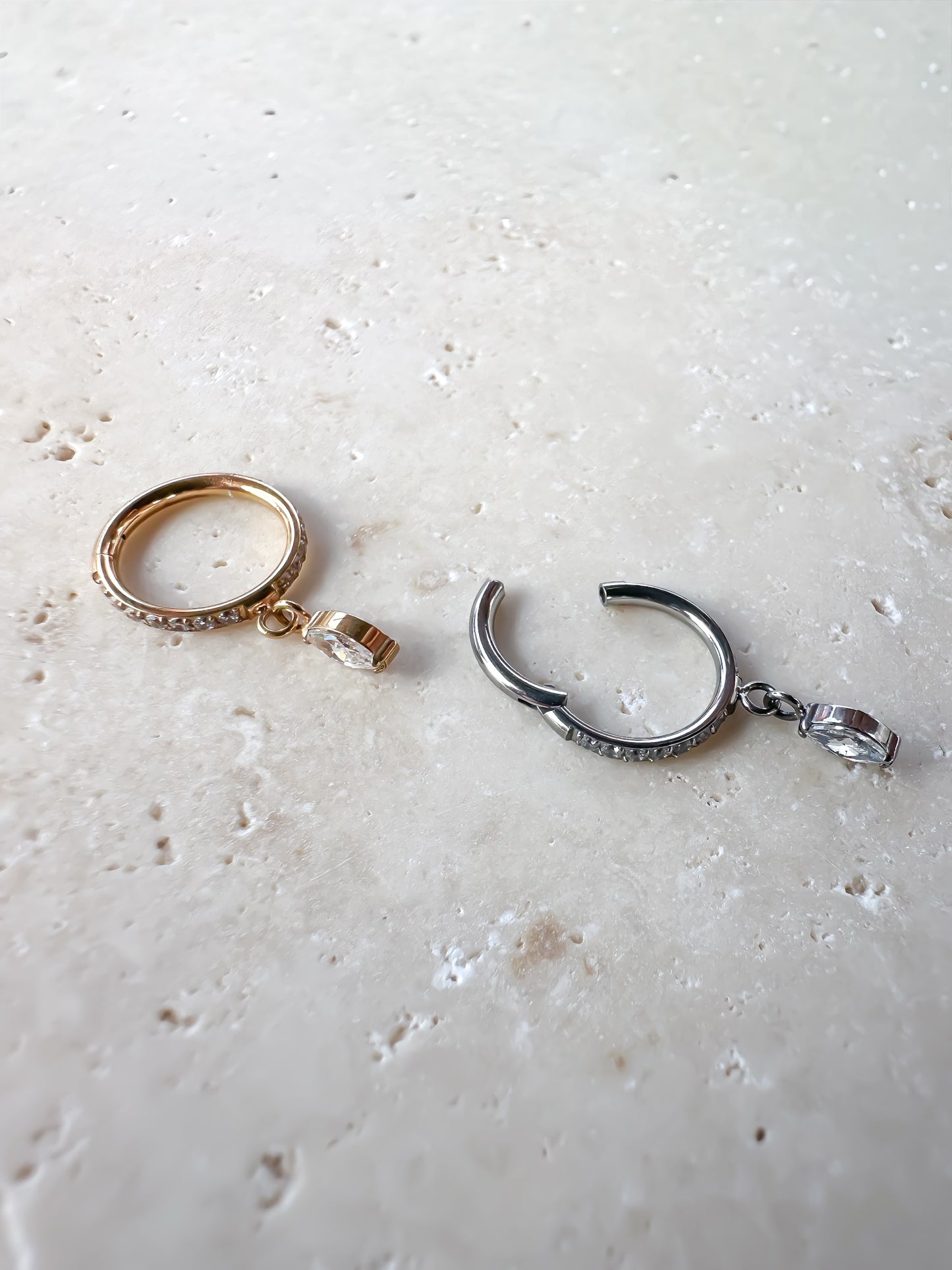 Piercing Hoop Rice titanio