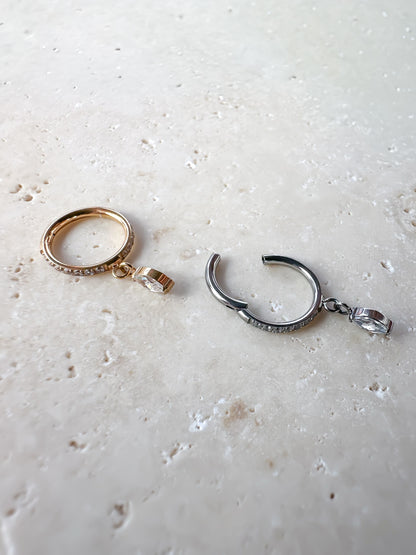 Piercing Hoop Rice titanio