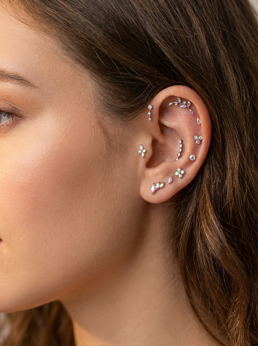 Piercing Arya Colorful titanio