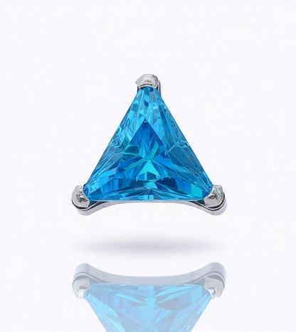 Piercing Delta colorful titanio