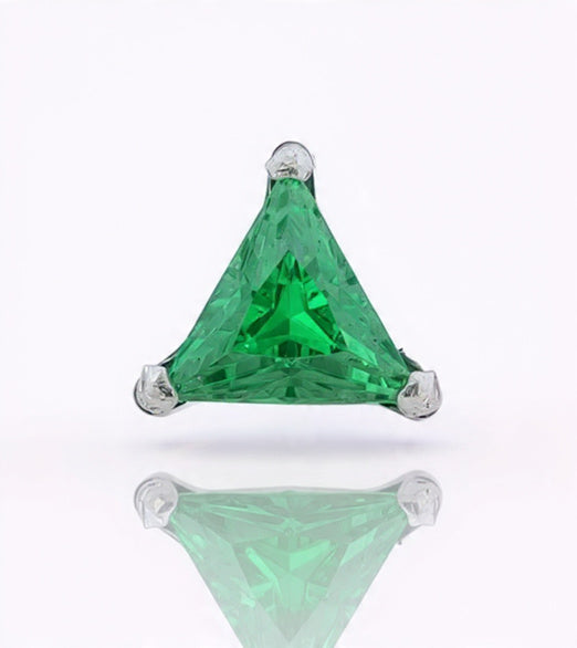 Piercing Delta colorful titanio