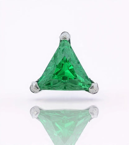 Piercing Delta colorful titanio