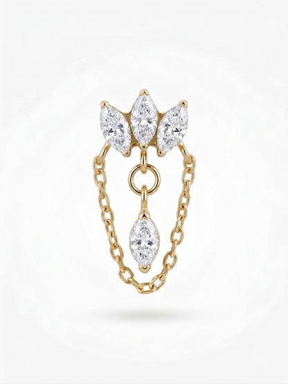 Piercing Clover Sway titanio