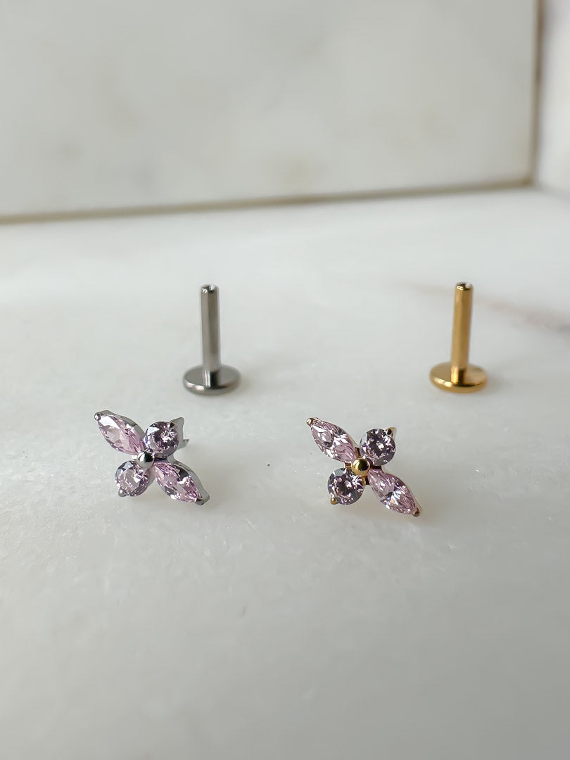Piercing Axis Colorful titanio