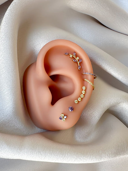 Piercing Charlotte Colorful titanio