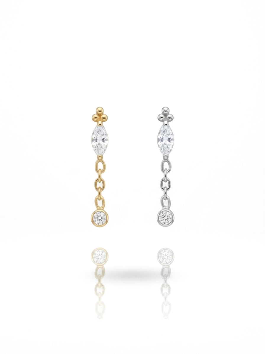 Piercing Rice pendente titanio