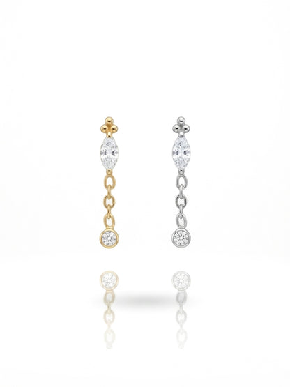 Piercing Rice pendente titanio
