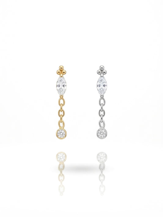 Piercing Rice pendente titanio
