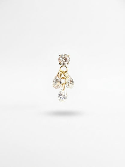 Piercing Dewdrops pendente titanio