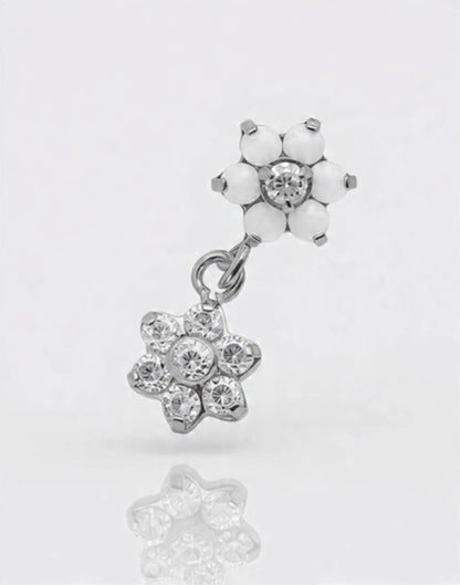 Piercing Flora titanio