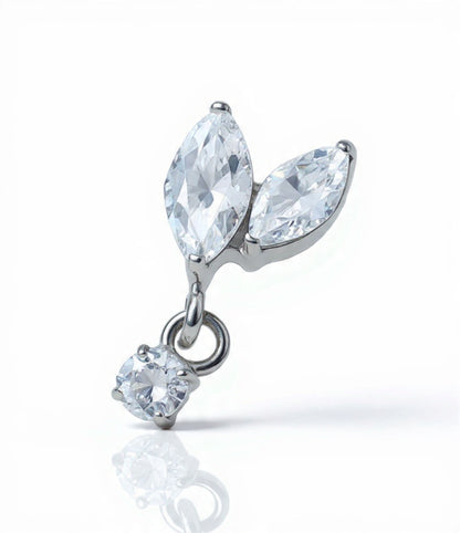 Piercing Gemini pendente titanio