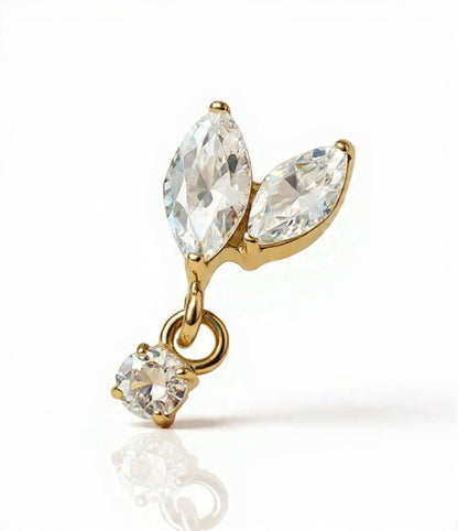 Piercing Gemini pendente titanio